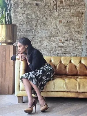 Camo mesh skirt