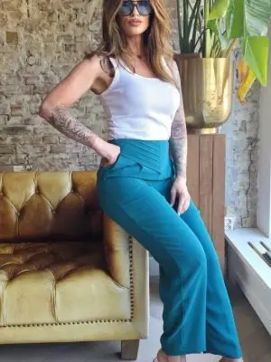 Perfect Petrol trousers