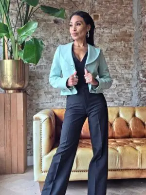 Mintgreen 80s blazer